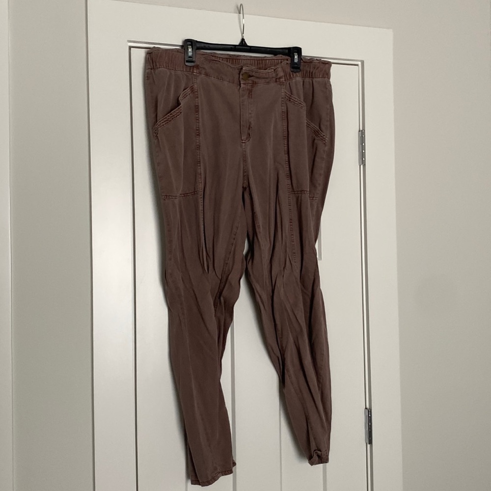Brown paper bag pants